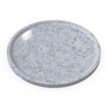 Miamivit La Perla Vitrifiye Tepsi Banyo Tepsi-24-Yuvarlak Eşya Koyma - Image 7