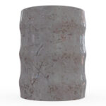 Miamivit La Perla Vitrifiye Kutu Banyo Kutu-Dalga-8cm Eşya Koyma - Image 4