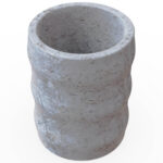 Miamivit La Perla Vitrifiye Kutu Banyo Kutu-Dalga-8cm Eşya Koyma - Image 7