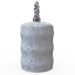 Miamivit La Perla Vitrifiye Kutu Banyo Kutu-Dalga-Kapaklı-8cm Eşya Koyma - Image 3