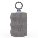 Miamivit La Perla Vitrifiye Kutu Banyo Kutu-Dalga-Kapaklı-8cm Eşya Koyma - Image 4