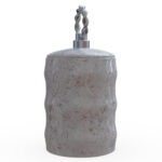 Miamivit La Perla Vitrifiye Kutu Banyo Kutu-Dalga-Kapaklı-8cm Eşya Koyma - Image 5