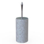 Miamivit La Perla Vitrifiye Kutu Banyo Kutu-Tuvalet-Fırçası-16cm Eşya Koyma - Image 2