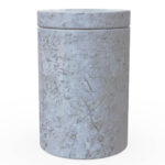 Miamivit La Perla Vitrifiye Kutu Banyo Kutu-Kapaklı-8cm Eşya Koyma - Image 2