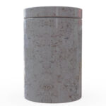 Miamivit La Perla Vitrifiye Kutu Banyo Kutu-Kapaklı-8cm Eşya Koyma - Image 5