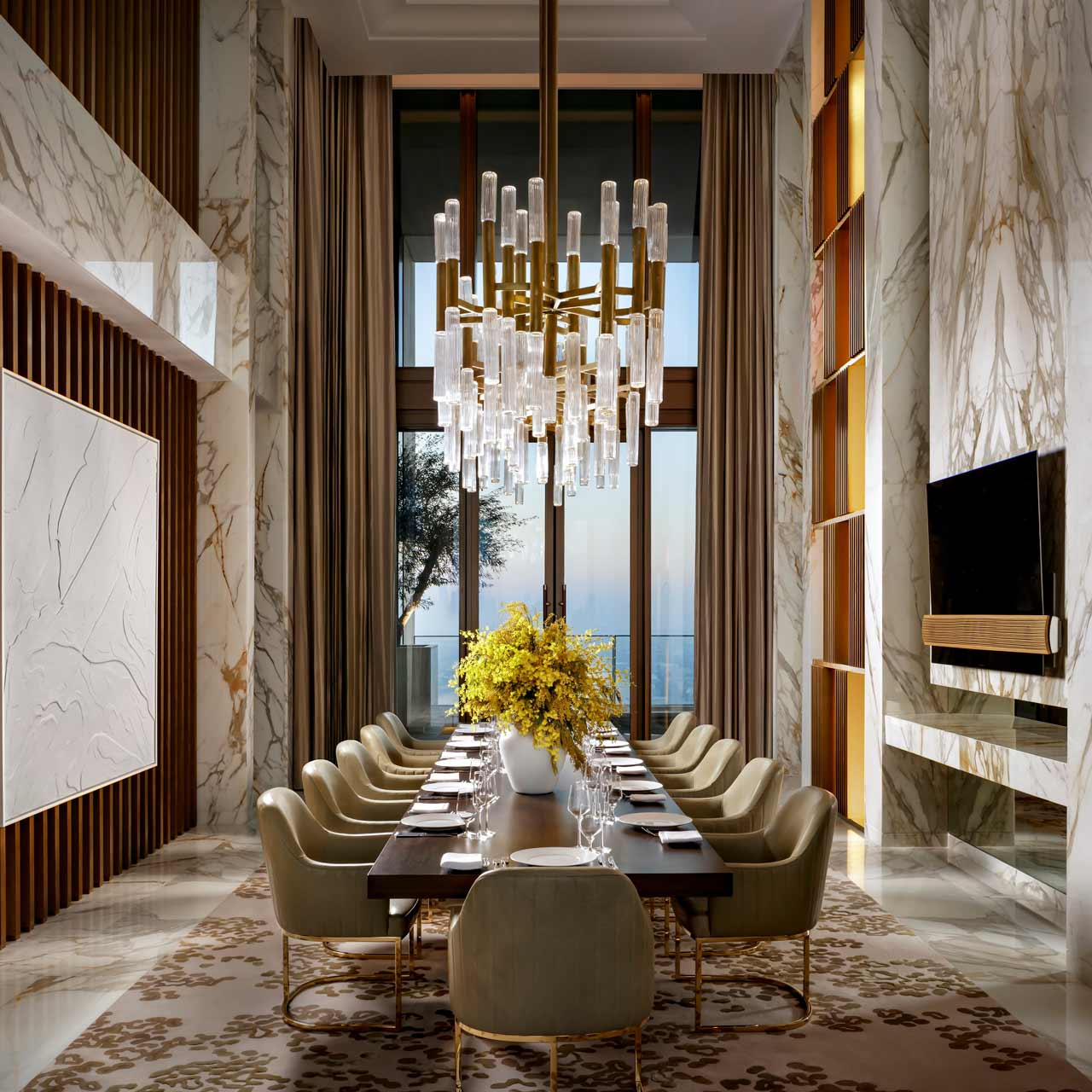 Dubai Luxury Hotel Calacatta Perla Gold 002