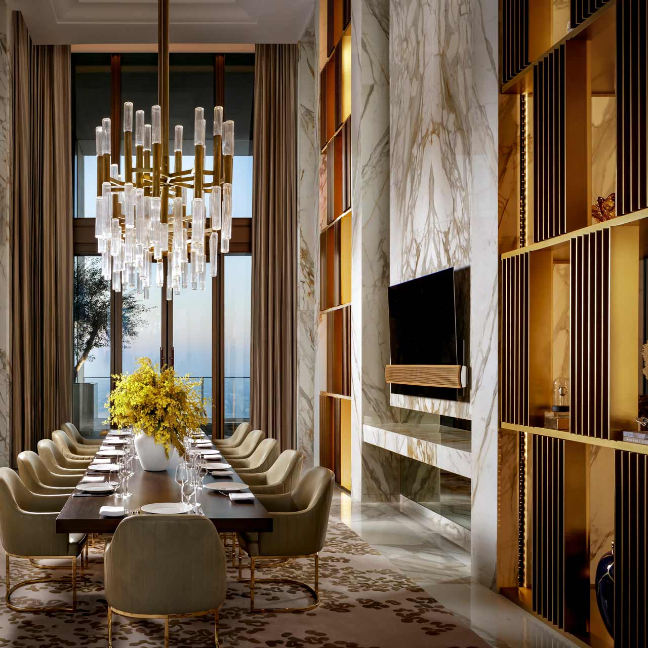Dubai Luxury Hotel Calacatta Perla Gold 003